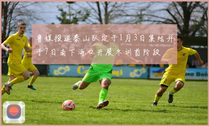 鲁媒报道泰山队定于1月3日集结并于7日南下海口开展冬训首阶段